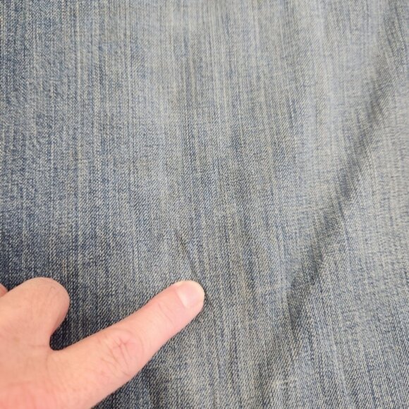 Vintage Polo Ralph Lauren Jeans Mens 46x32 Blue Big Medium Wash Straight Leg - Picture 9 of 16